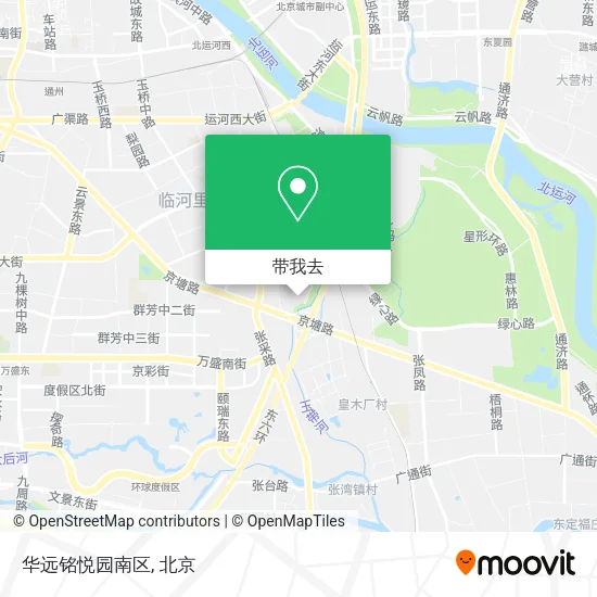 华远铭悦园南区地图