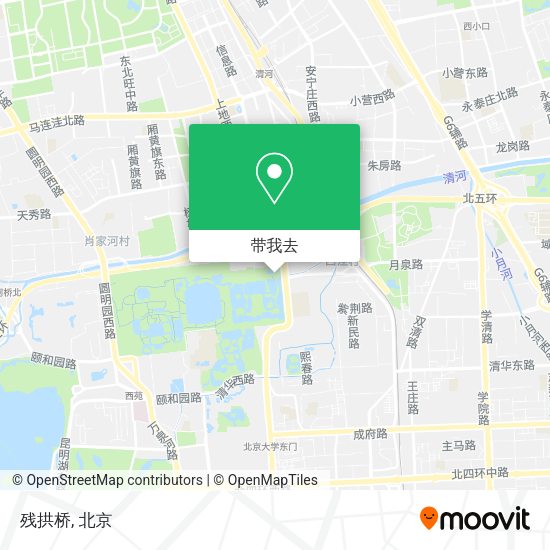 残拱桥地图