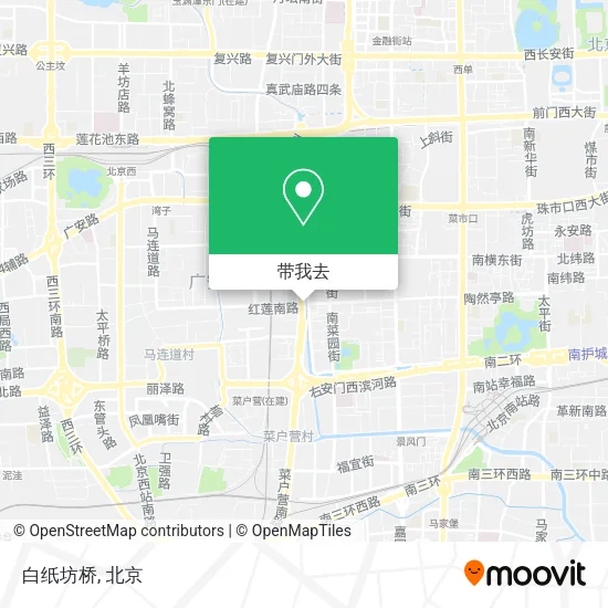 白纸坊桥地图