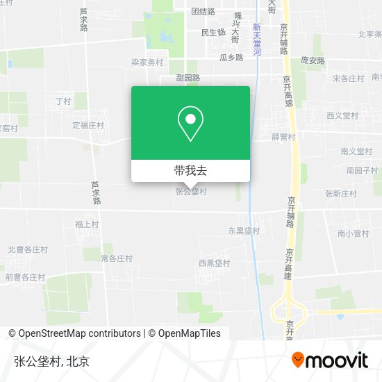 张公垡村地图