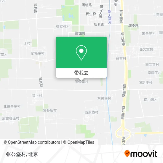 张公垡村地图