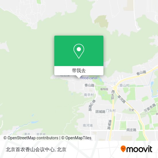 北京首农香山会议中心地图