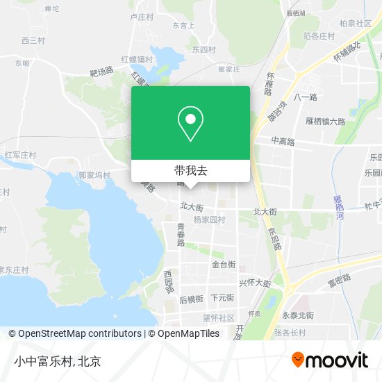 小中富乐村地图