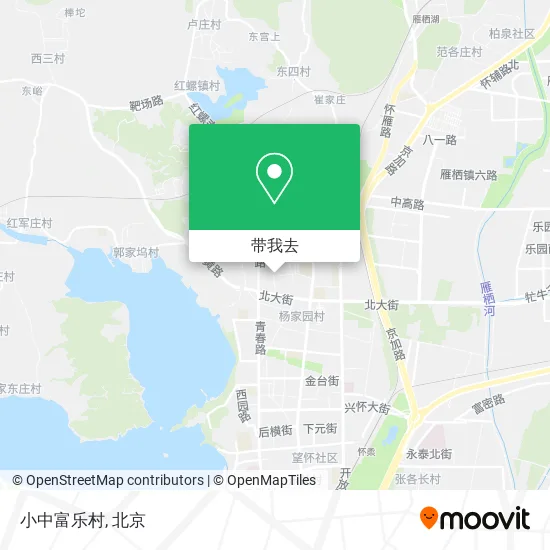 小中富乐村地图