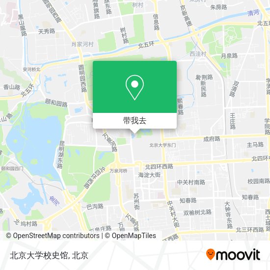 北京大学校史馆地图