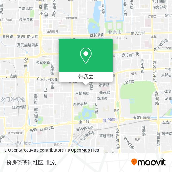粉房琉璃街社区地图
