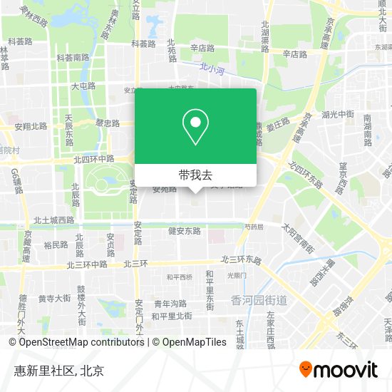 惠新里社区地图