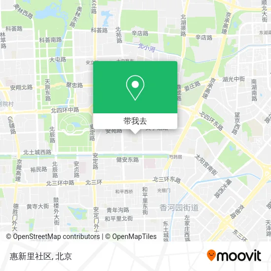 惠新里社区地图
