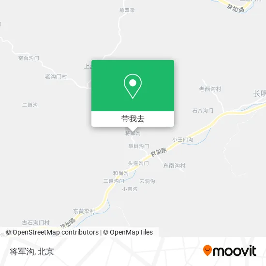 将军沟地图