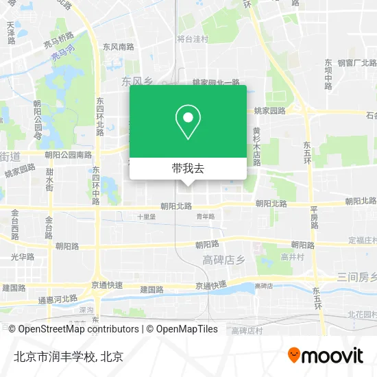 北京市润丰学校地图