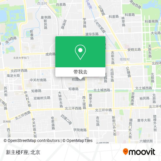 新主楼F座地图