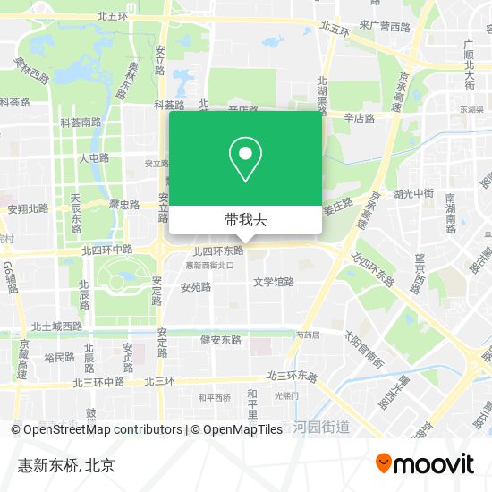 惠新东桥地图