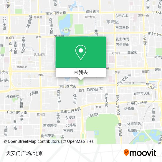 天安门广场地图