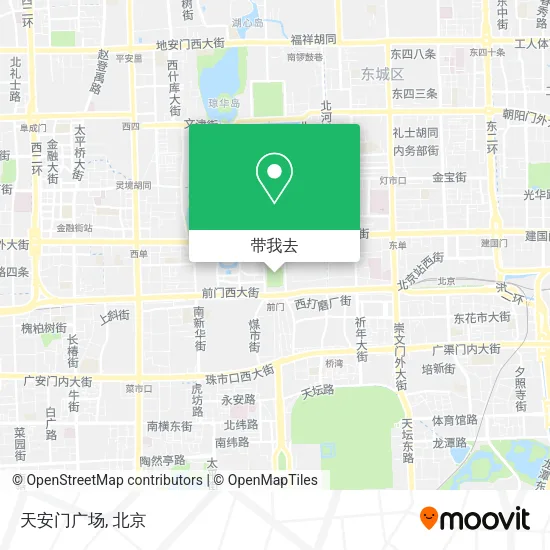 天安门广场地图