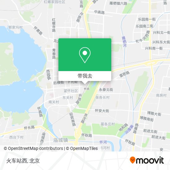 火车站西地图