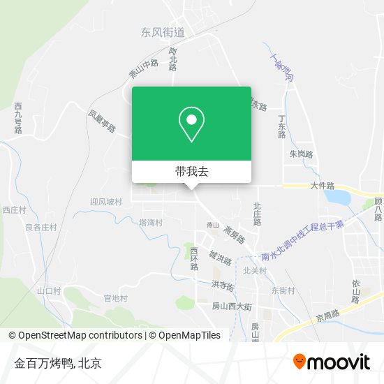 金百万烤鸭地图