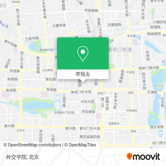 外交学院地图