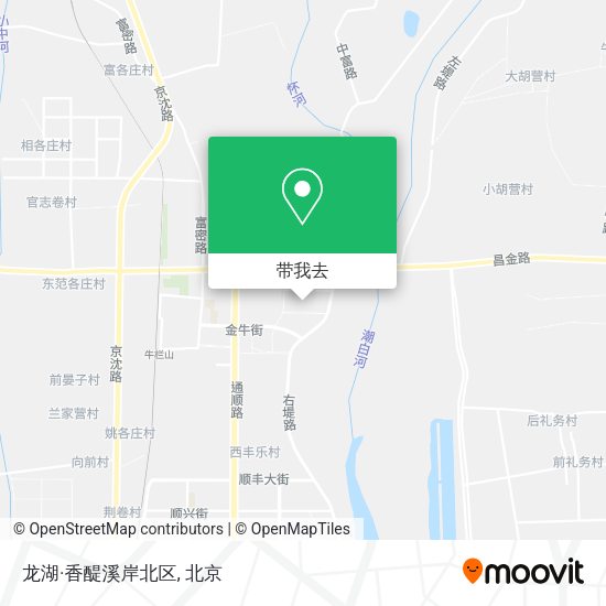 龙湖·香醍溪岸北区地图