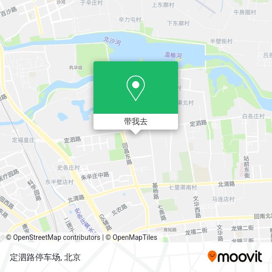 定泗路停车场地图