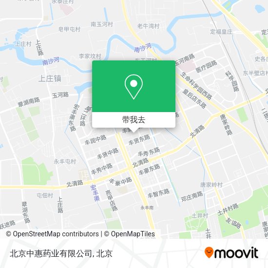 北京中惠药业有限公司地图
