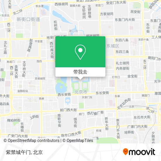紫禁城午门地图