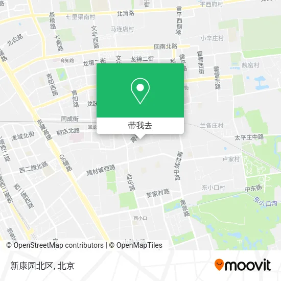 新康园北区地图