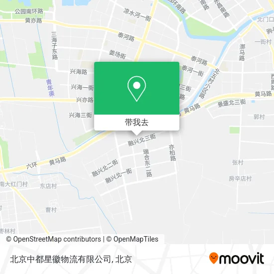 北京中都星徽物流有限公司地图