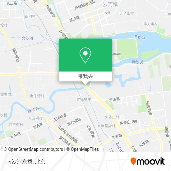 南沙河东桥地图