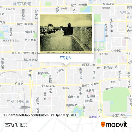 宣武门地图
