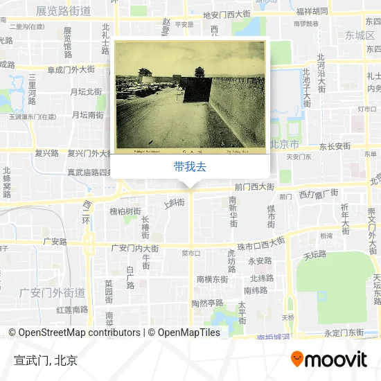 宣武门地图