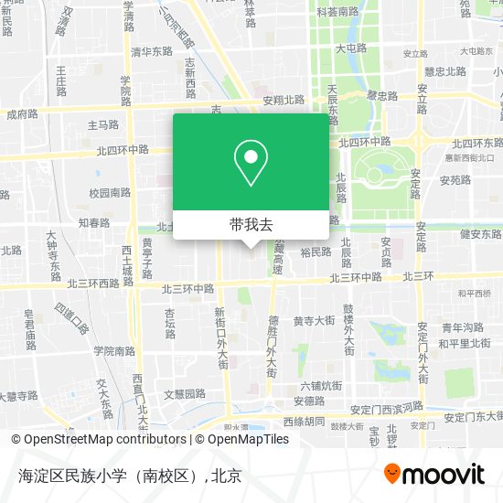 海淀区民族小学（南校区）地图