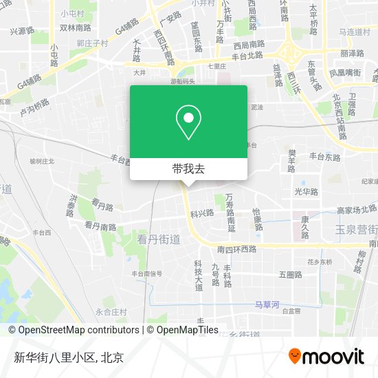 新华街八里小区地图