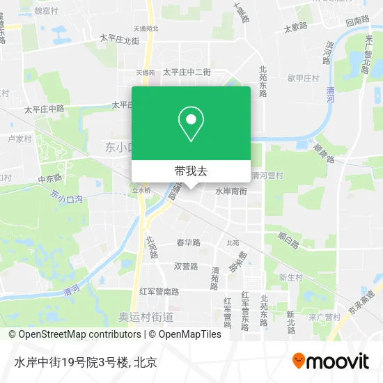 水岸中街19号院3号楼地图