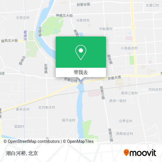 潮白河桥地图
