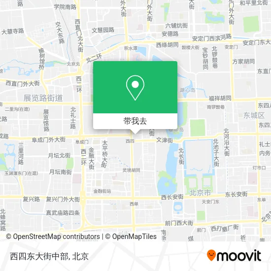 西四东大街中部地图