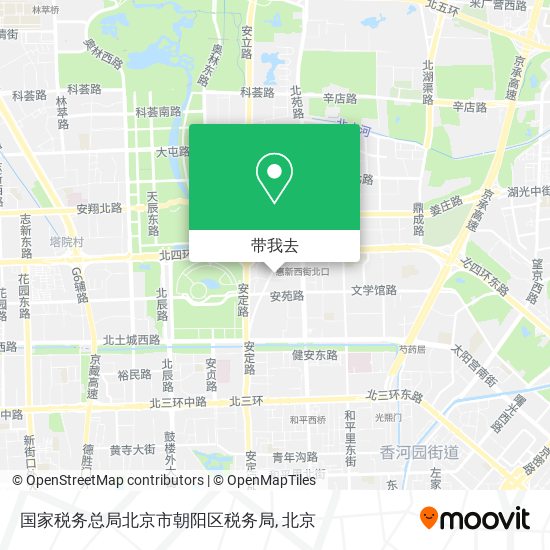 国家税务总局北京市朝阳区税务局地图