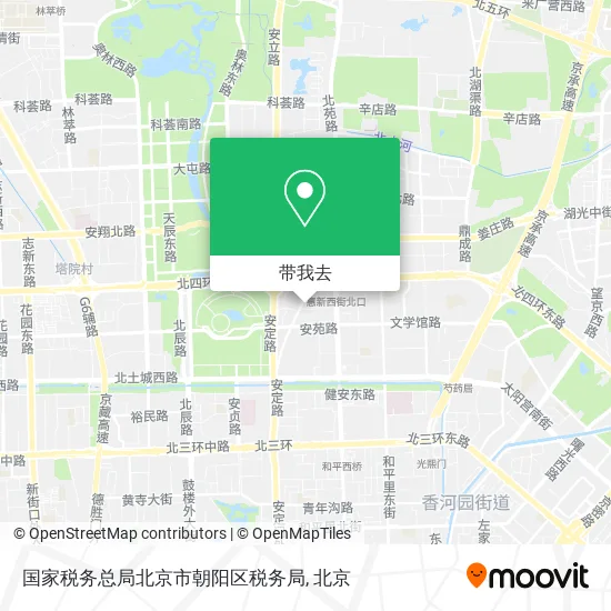 国家税务总局北京市朝阳区税务局地图