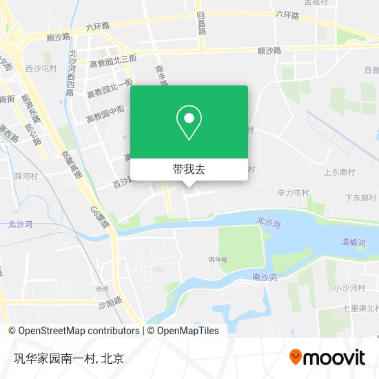 巩华家园南一村地图