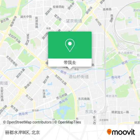 丽都水岸B区地图