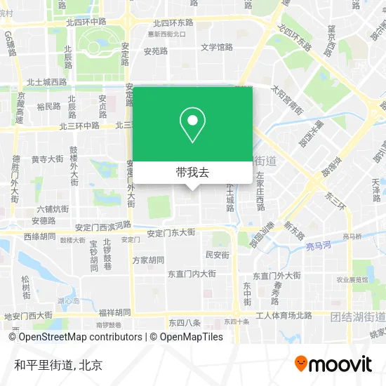 和平里街道地图