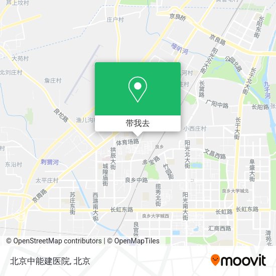 北京中能建医院地图