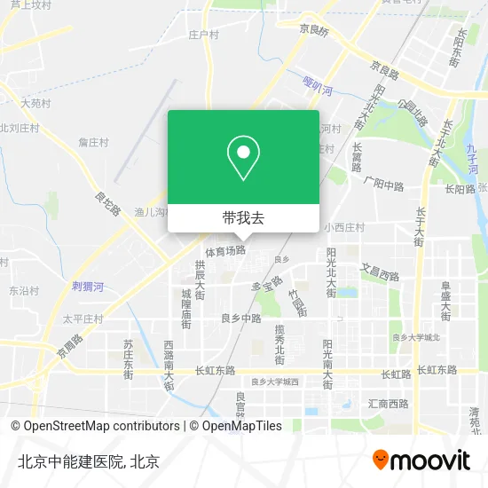 北京中能建医院地图