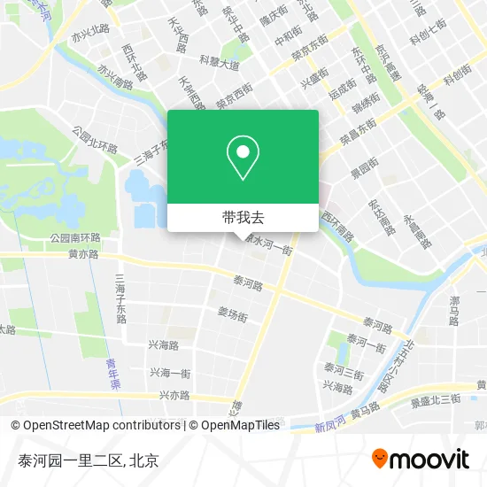 泰河园一里二区地图