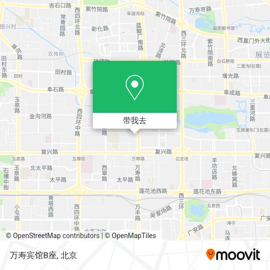 万寿宾馆B座地图