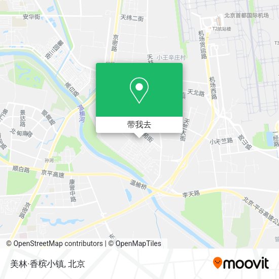 美林·香槟小镇地图