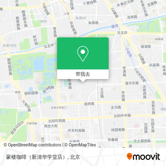 蒙楼咖啡（新清华学堂店）地图