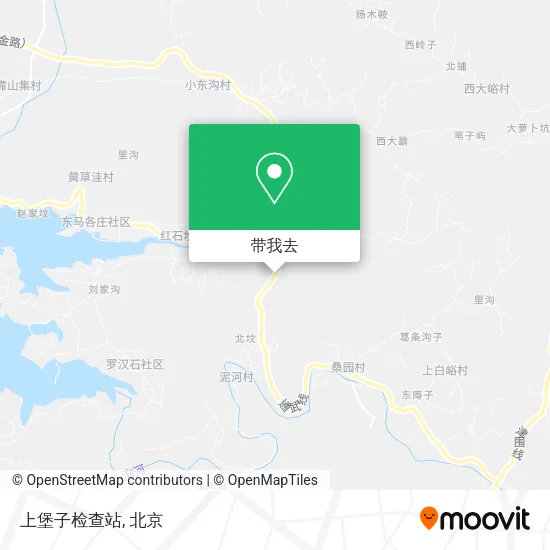 上堡子检查站地图
