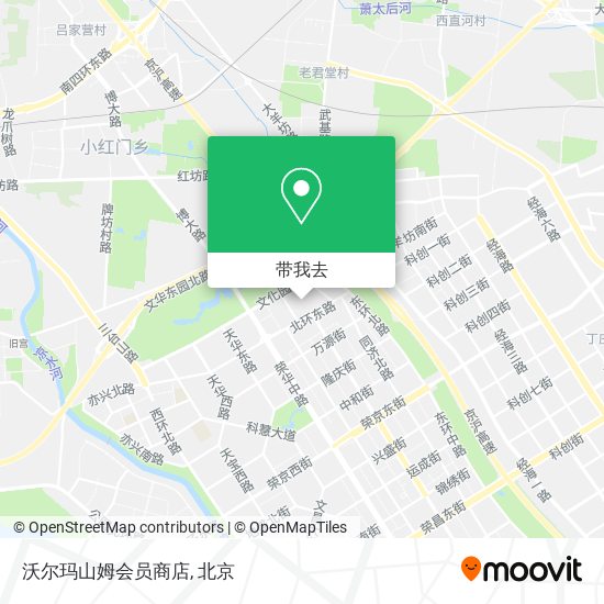 沃尔玛山姆会员商店地图