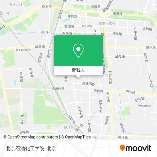 北京石油化工学院地图