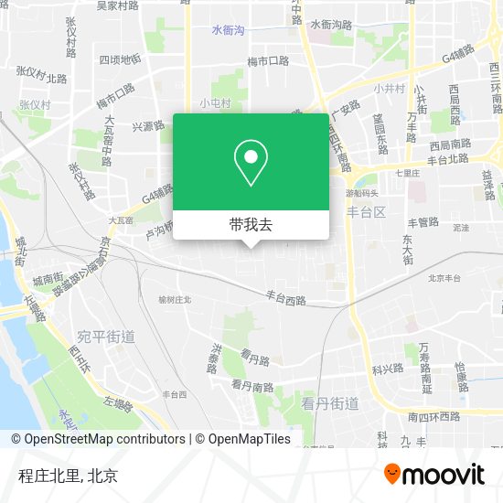程庄北里地图